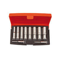 Bahco S0810L 1/4 inch Drive Deep Socket Set