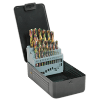 Sealey S0938 HSS Drill Bit Set 25pc Edge Ground - Metric DIN 338