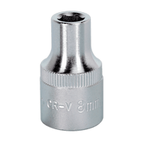 Sealey S1208 WallDrive® Socket 8mm 1/2"Sq Drive