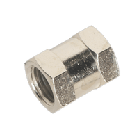 Sealey SA1/1414FF Double Female Union 1/4"BSP to 1/4"BSP