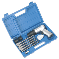 Sealey SA11 Air Hammer with Chisels Long Stroke