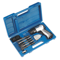 Sealey SA12/S Air Hammer with Chisels Medium Stroke