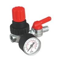 Sealey SA5/RG/14 Air Regulator 1/4"BSP Female - 1/4"BSP Male