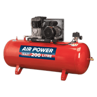 Sealey SAC1203B Compressor 200L Belt Drive 3hp with Cast Cylinders