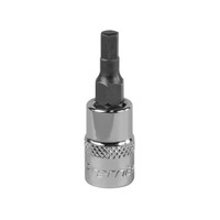 Sealey SBH002 Hex Socket Bit 4mm 1/4"Sq Drive