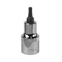 Sealey SBH016 Hex Socket Bit 4mm 1/2"Sq Drive