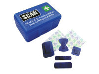 Scan SCAFAPLACAT Hypoallergenic Blue Plasters 100 Assorted