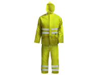 Scan SCAWWHVRSYXX Hi-Visibility Rain Suit Yellow - XXL (45-49in)