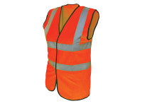 Scan SCAWWHVWLO Hi-Vis Orange Waistcoat - L (44in)