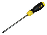 Stanley Cushion Grip Screwdriver Pozidriv Tip PZ2 x 100mm