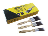 Stanley Max Finish Advanced Synthetic Paint Brush Set of 3 25, 38 & 50mm