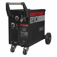 Sealey MIGHTYMIG210 Professional Gas/No-Gas MIG Welder 210Amp with Euro Torch