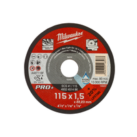 Milwaukee 4932451484 115mm x 1mm PRO+ Thin Metal Cutting Disc