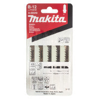 Makita A-85640 Clean Cut Wood Jigsaw Blade 75mm x 6 TPI (5 Pack)