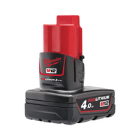 Milwaukee M12B4 12V 4.0Ah RedLithium Battery