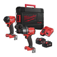 Milwaukee M18FPP2A3-502X 18V Fuel Twin Pack with 2x 5.0Ah Batteries