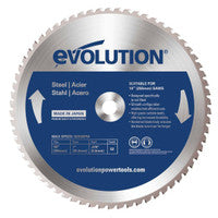 Evolution M255TCT-52MS 255mm x 25.4mm 52T Mild Steel Mitre Saw Blade