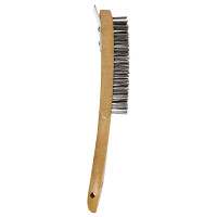 Abracs ABWHBSCR 4 Row Brush with Metal Scraper
